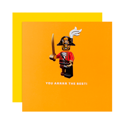 LEGO - Pirate - You Arrrr The Best - Celebration Card