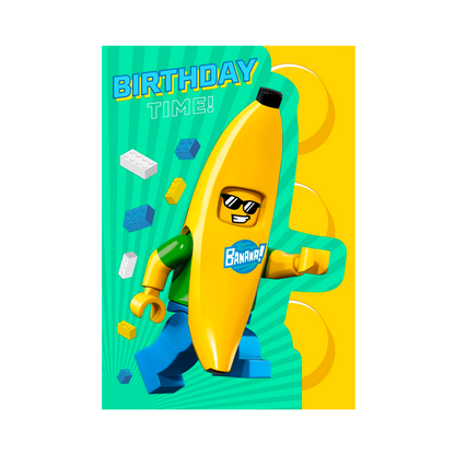 LEGO - Banana - Birthday Card