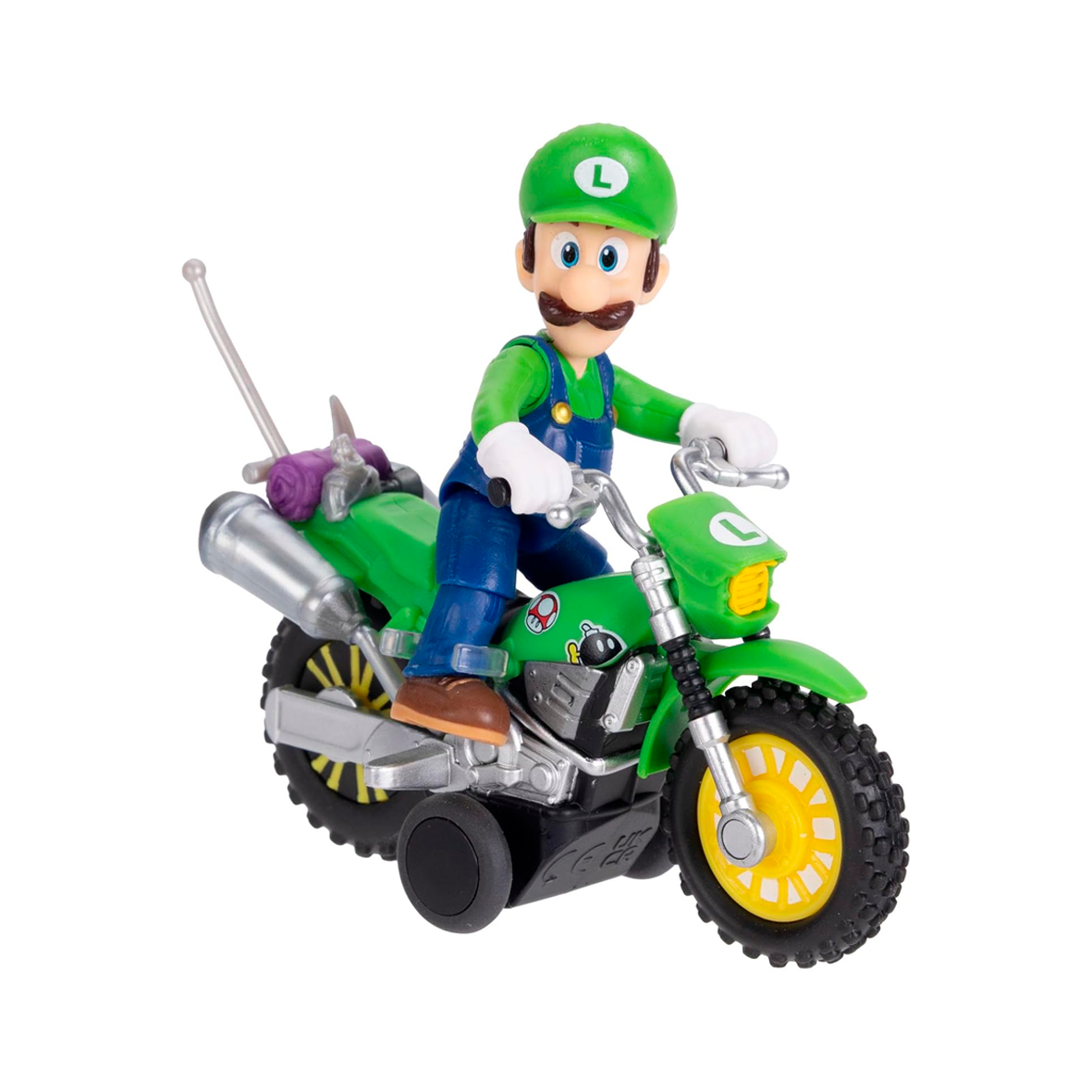 Super Mario Galaxy Movie - Luigi and Motorbike Playset