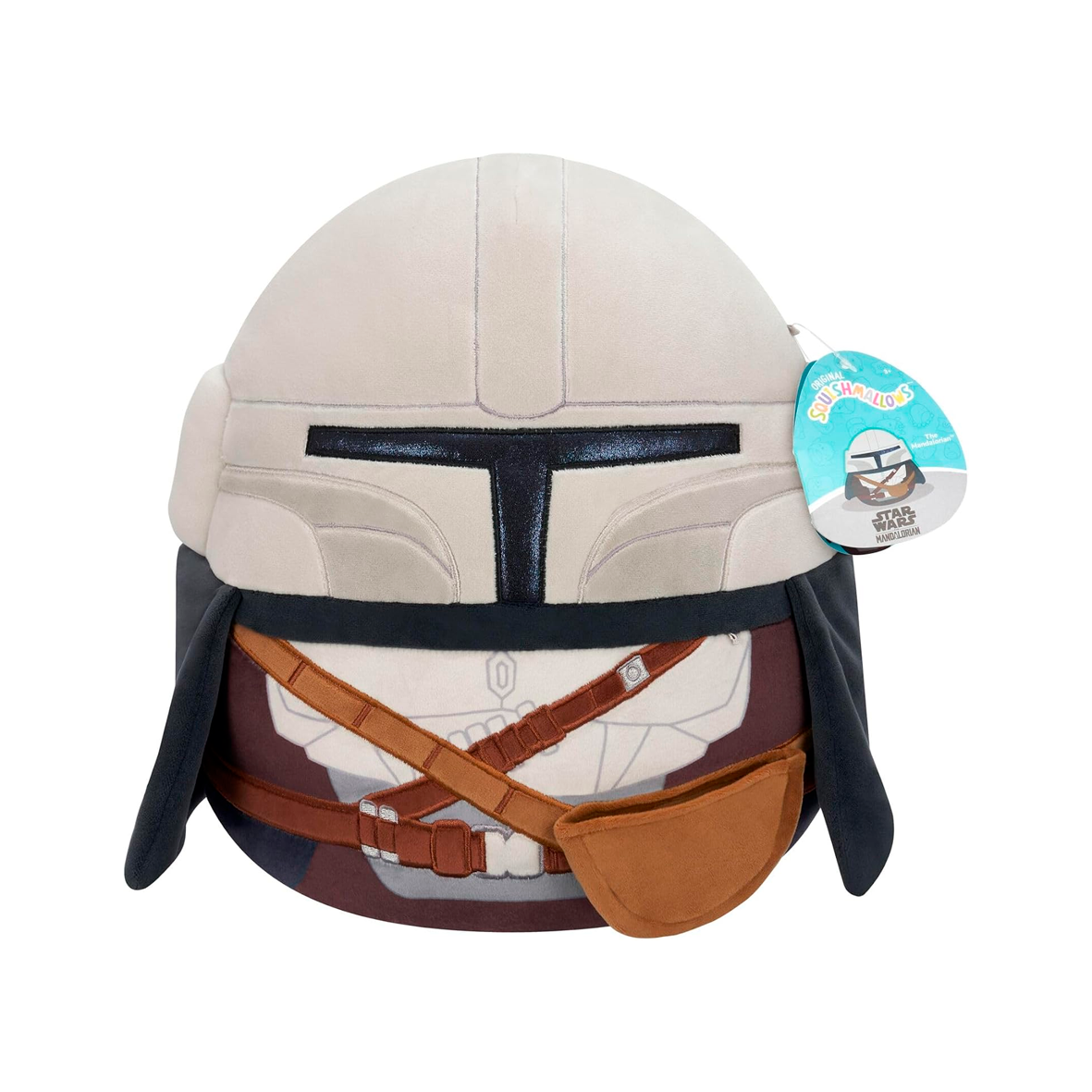Squishmallows - Star Wars - Mandalorian 12" & Grogu 3.5" Plush