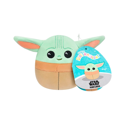 Squishmallows - Star Wars - Mandalorian 12" & Grogu 3.5" Plush
