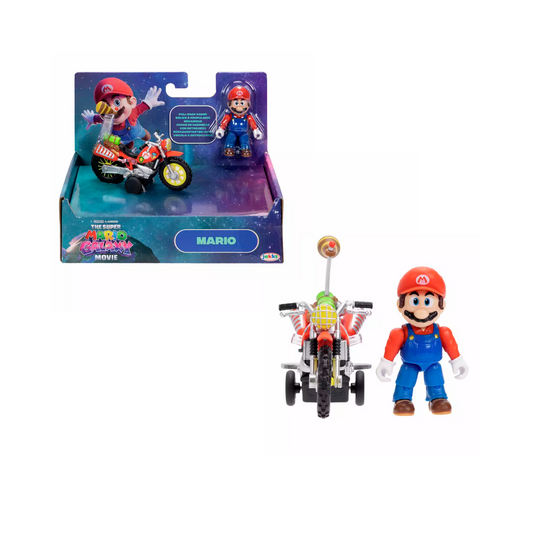 Super Mario Galaxy Movie - Mario and Motorbike Playset