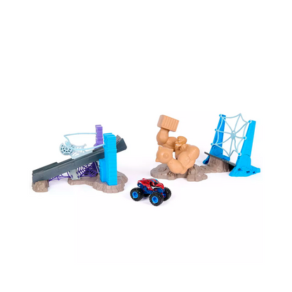 Monster Jam - The Amazing Spider Man - Sandman City Battle Playset