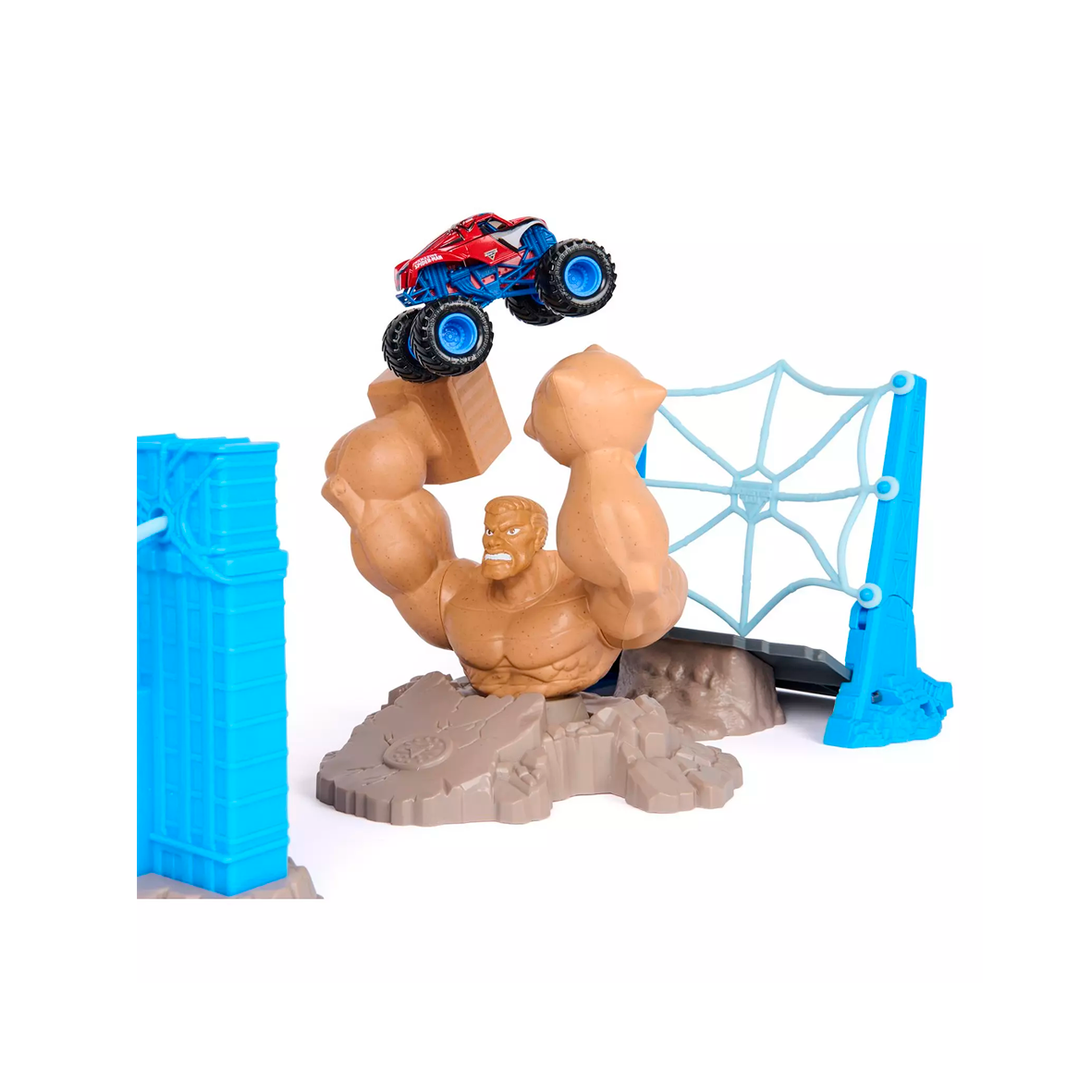 Monster Jam - The Amazing Spider Man - Sandman City Battle Playset