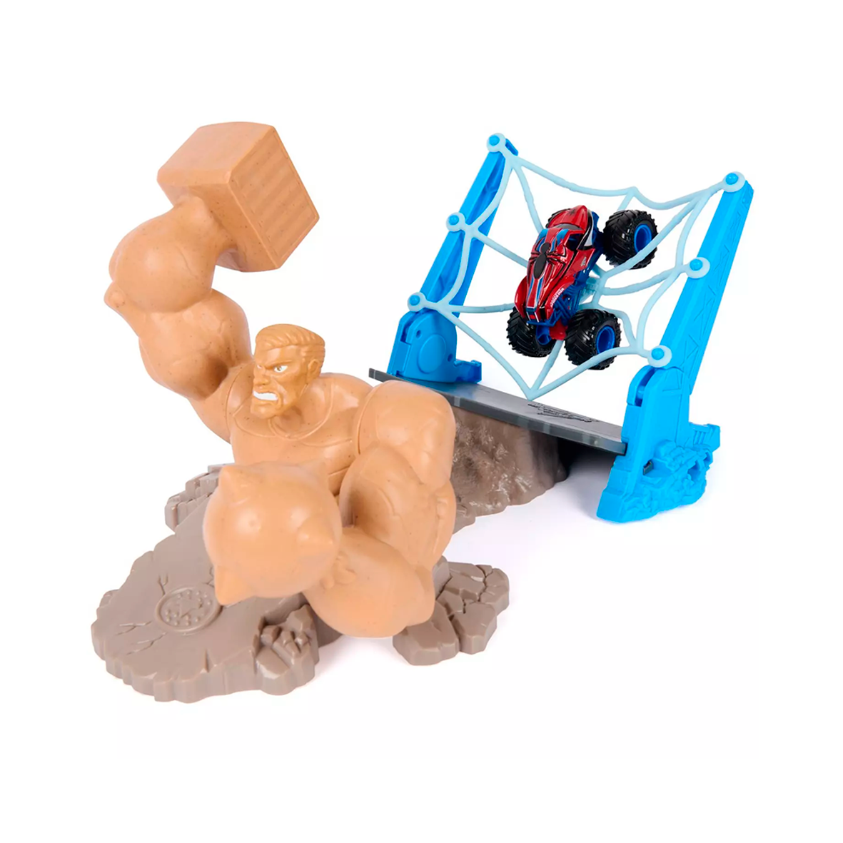 Monster Jam - The Amazing Spider Man - Sandman City Battle Playset