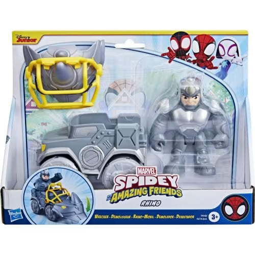 Spidey and His Amazing Friends - Vehicle and Figure Set - Rhino