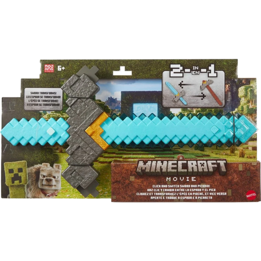 Minecraft - 2-In-1 Sword and Pickaxe