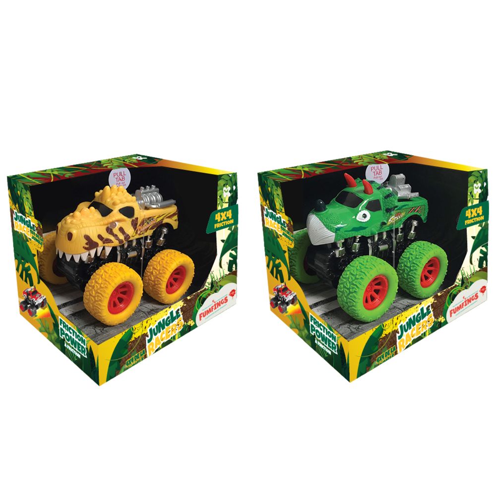 Jungle Racers - Dinosaur Friction 4x4 Truck with Sound