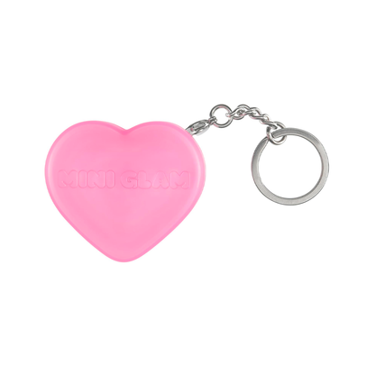 Mini Glam Cosmetics - Heart Glitter Balm - Berry