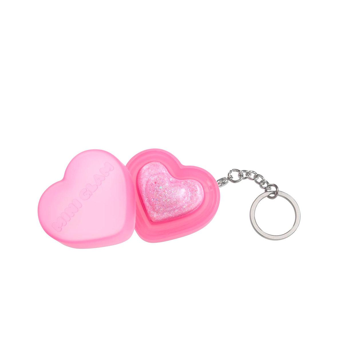 Mini Glam Cosmetics - Heart Glitter Balm - Berry