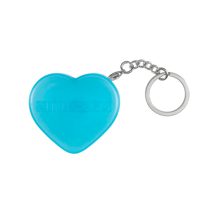 Mini Glam Cosmetics - Heart Glitter Balm - Blue