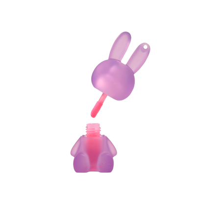Mini Glam Cosmetics - Bunny Lip Gloss - Purple
