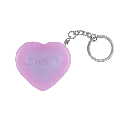 Mini Glam Cosmetics - Heart Glitter Balm - Purple