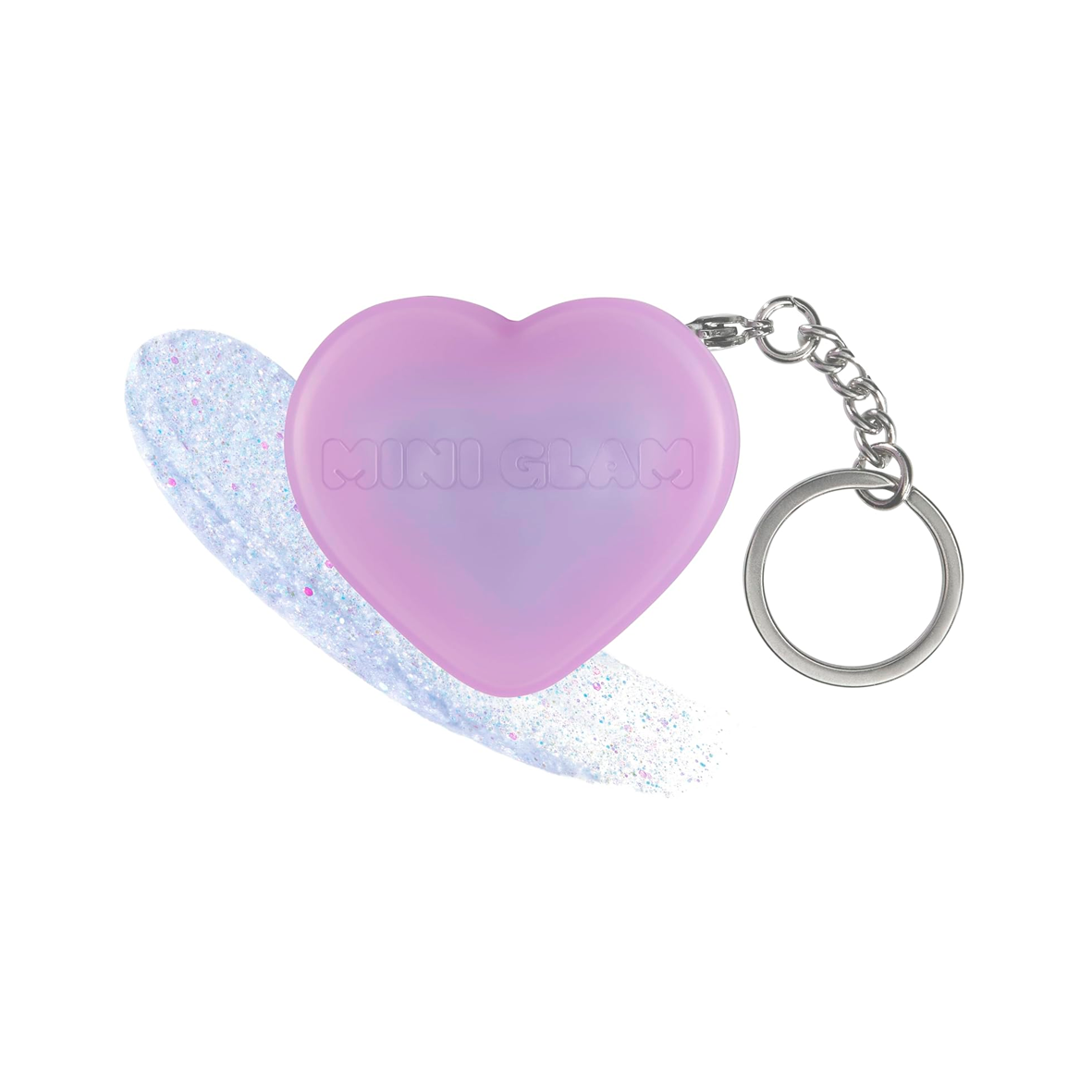 Mini Glam Cosmetics - Heart Glitter Balm - Purple