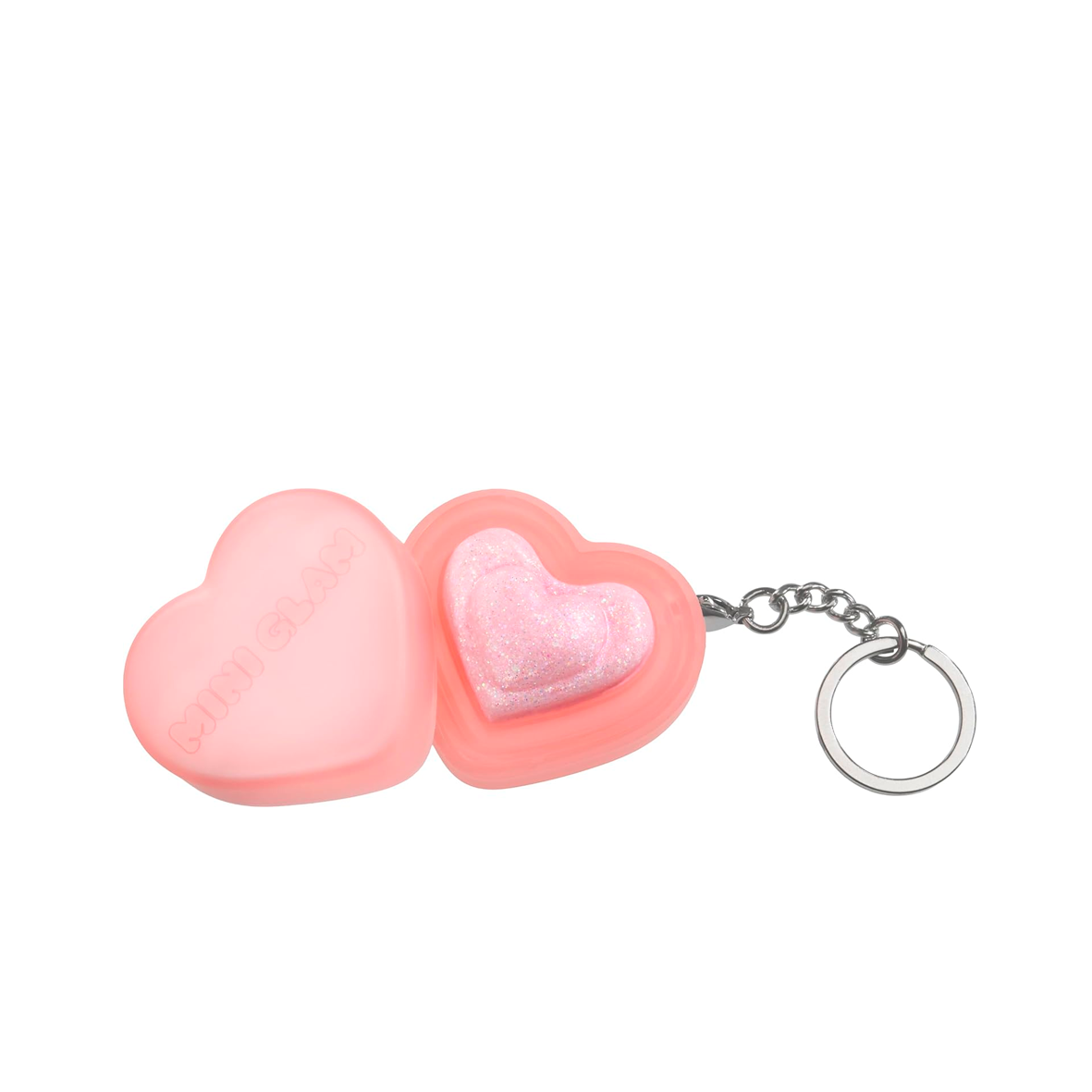 Mini Glam Cosmetics - Heart Glitter Balm - Pink