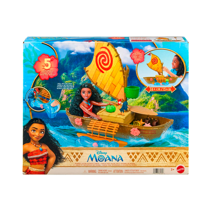 Disney Moana - Floating Ocean Voyager Canoe Playset