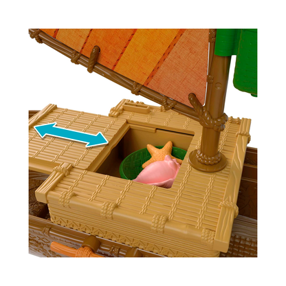 Disney Moana - Floating Ocean Voyager Canoe Playset
