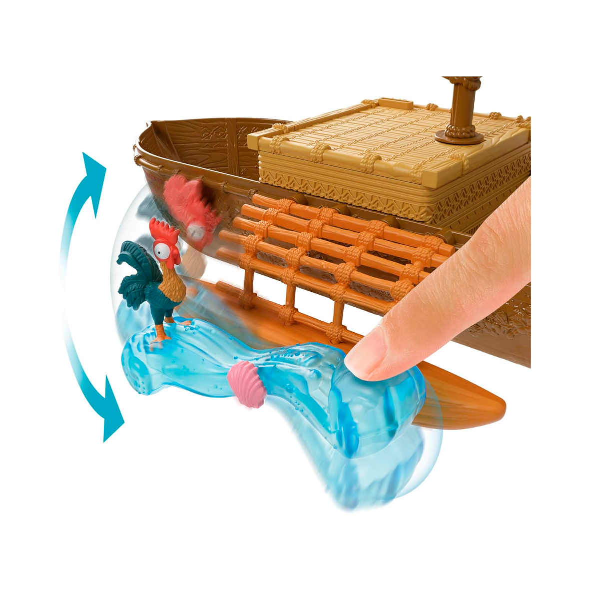 Disney Moana - Floating Ocean Voyager Canoe Playset