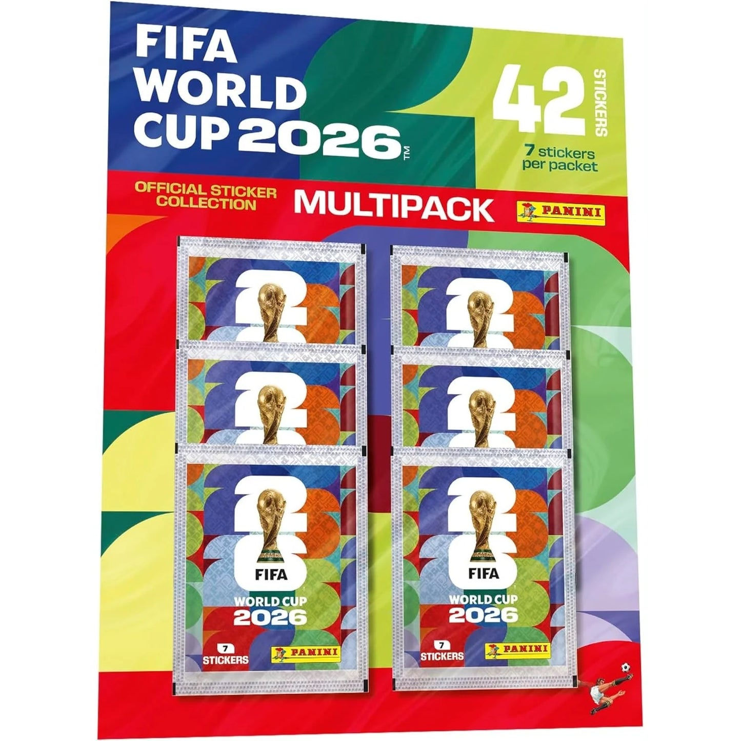 Panini - World Cup 2026 Sticker Collection - Multipack (6 Packs)