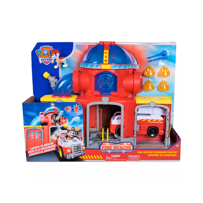 Paw Patrol - Fire Rescue Command Center with Marshall Figure