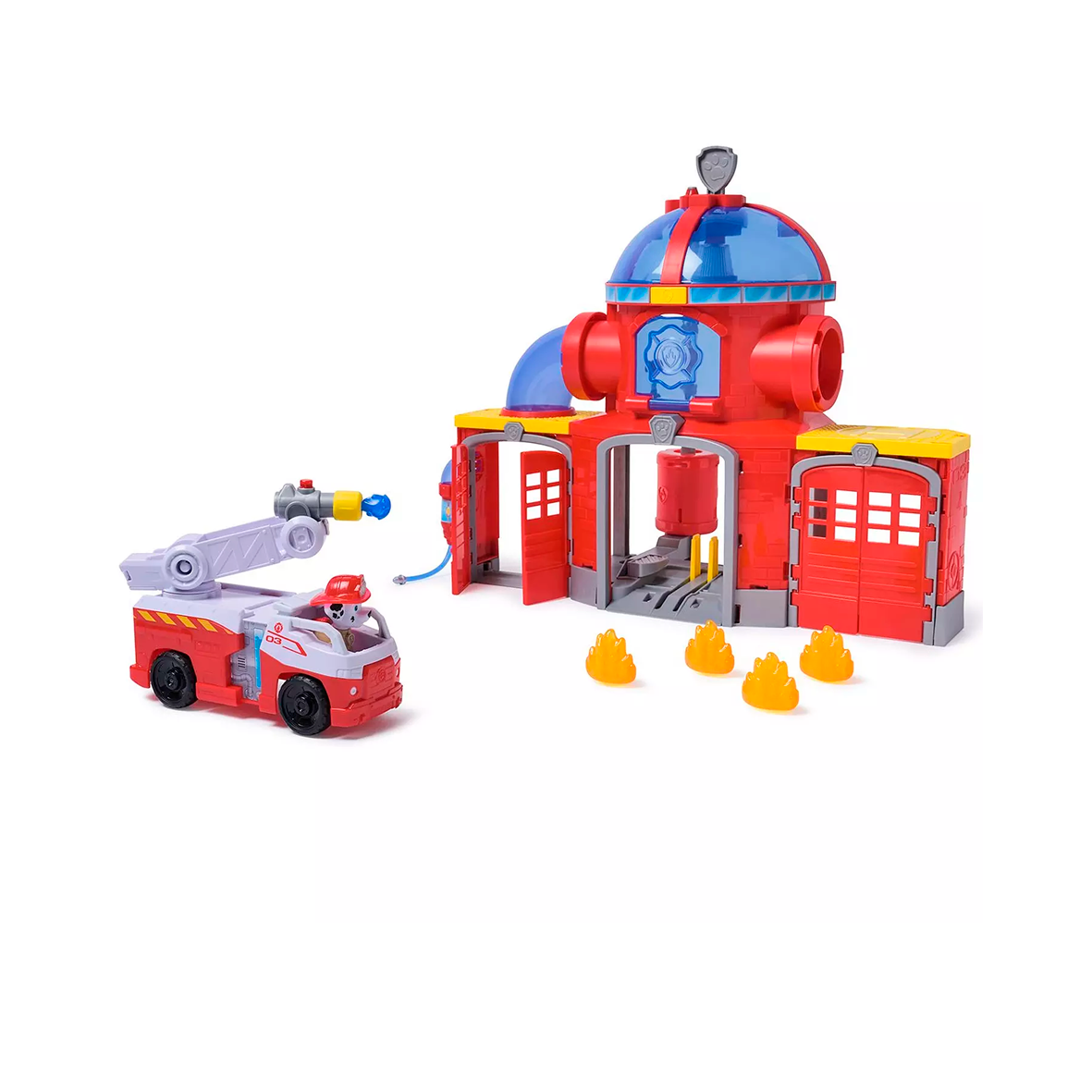 Paw Patrol - Fire Rescue Command Center with Marshall Figure