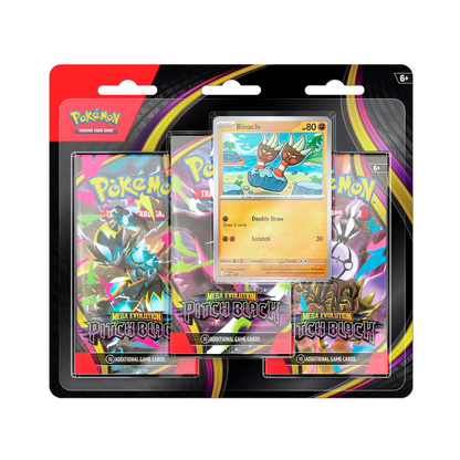 Pokemon TCG - Mega Evolution Pitch Black 3-Pack Blister Booster