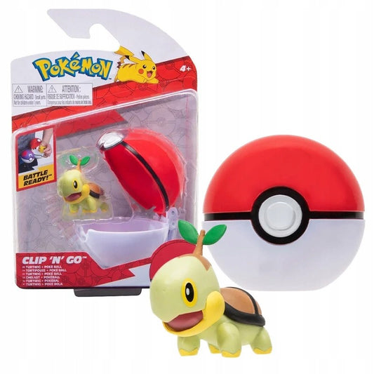 Pokemon Clip N Go - Turtwig & Pokeball