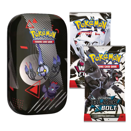 Pokemon - Scarlet & Violet - Black Bolt & White Flare - Mini Tins