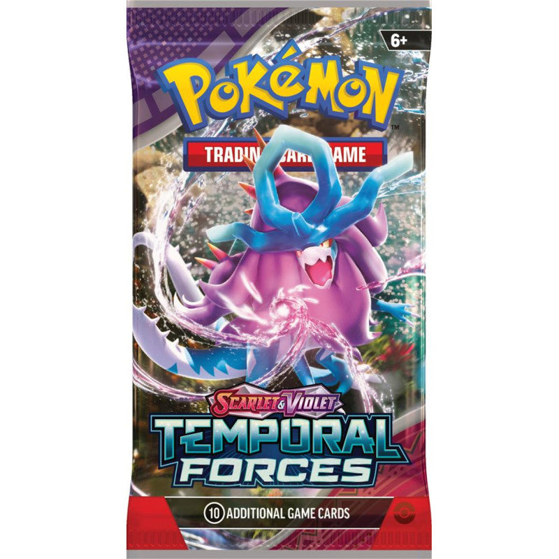Pokemon - TCG Scarlet & Violet Temporal Forces Booster Trading Cards
