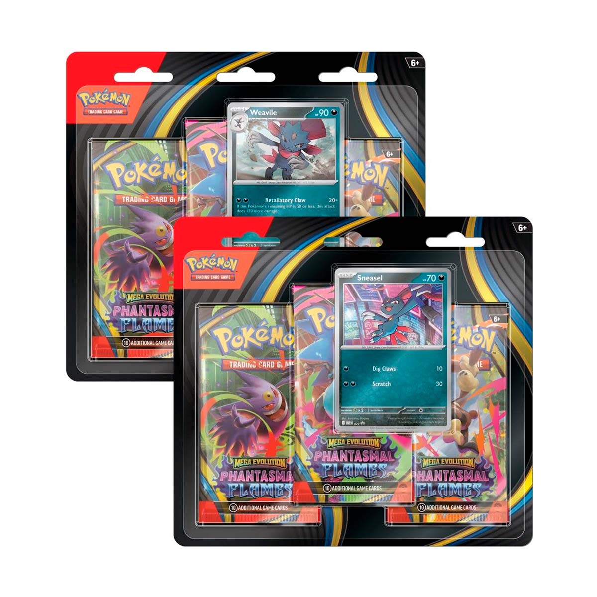 Pokemon TCG - Phantasmal Flames 3-Pack Blister