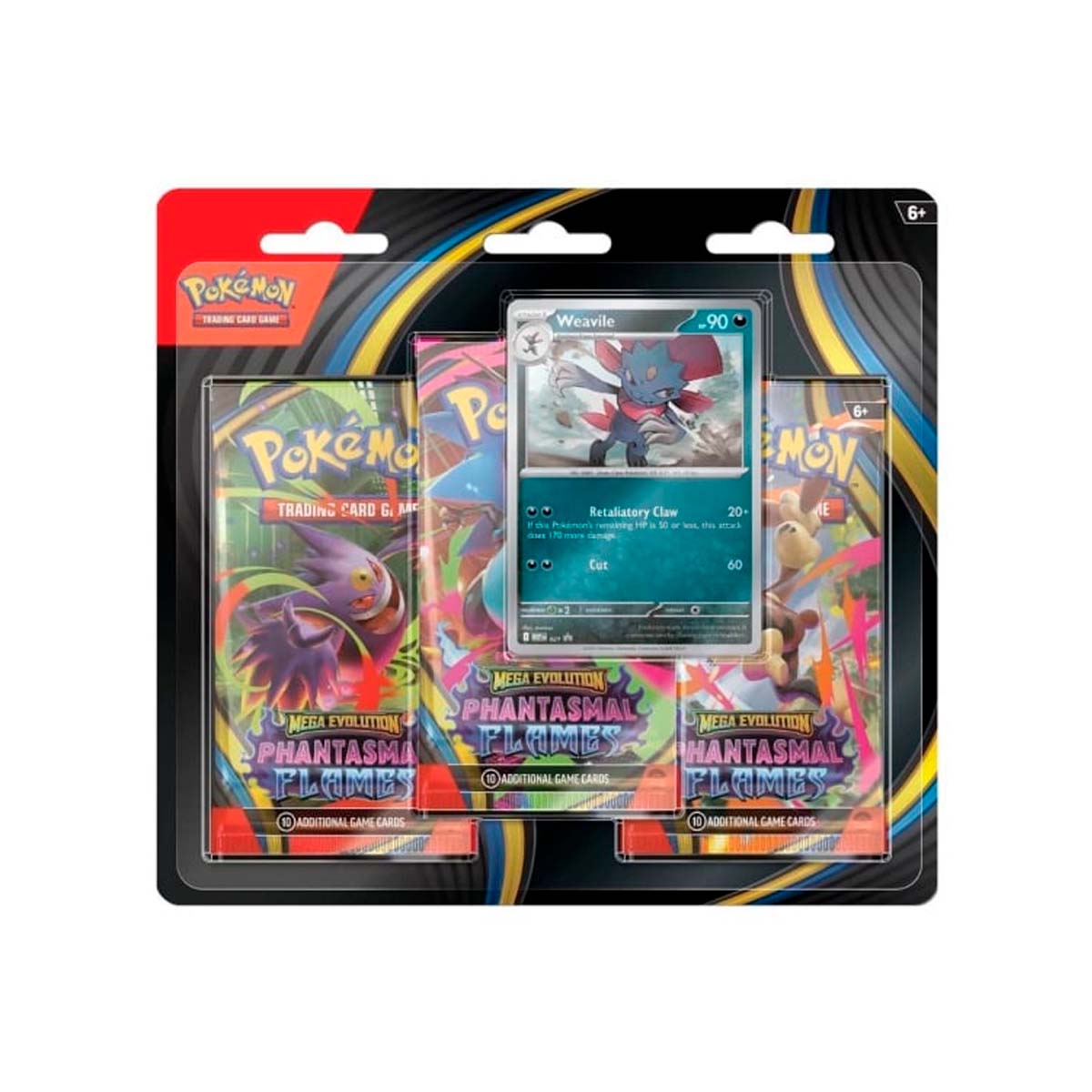 Pokemon TCG - Phantasmal Flames 3-Pack Blister