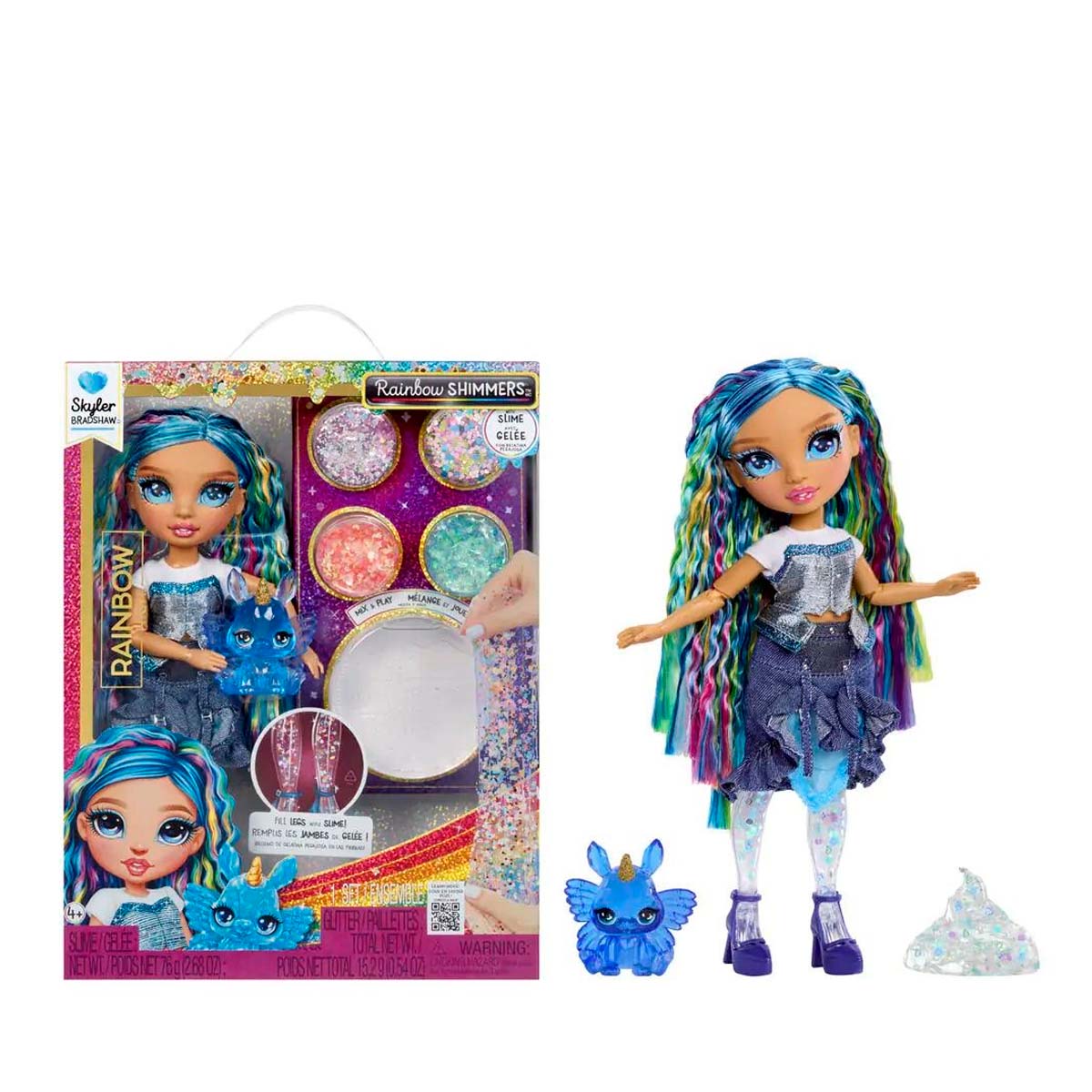 Rainbow High - Shimmers with Slime - Skyler Blue