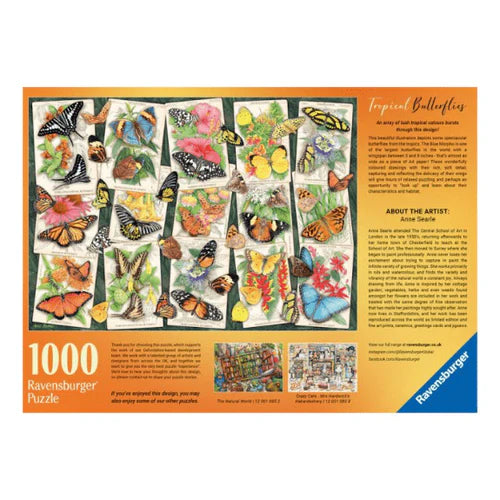 Tropical Butterflies - 1000 Piece Puzzle