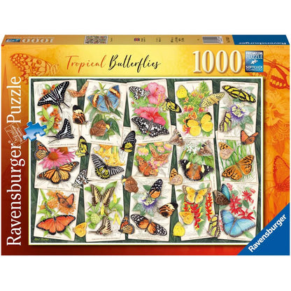 Tropical Butterflies - 1000 Piece Puzzle