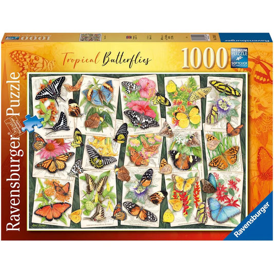 Tropical Butterflies - 1000 Piece Puzzle