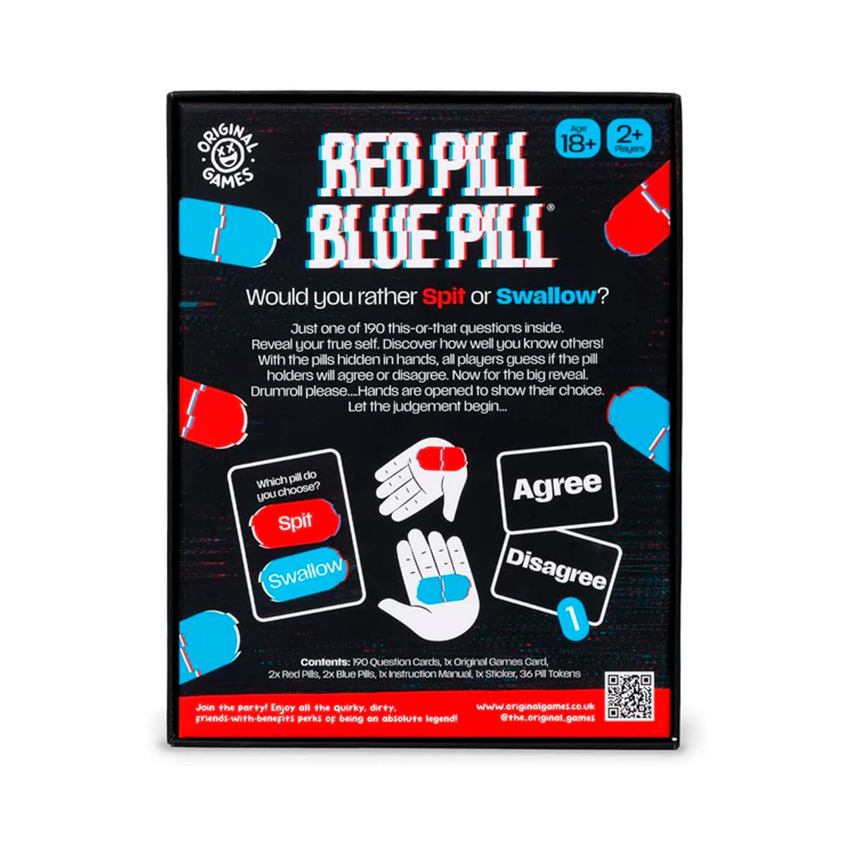 Red Pill Blue Pill Boardgame