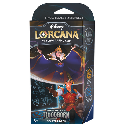 Disney Lorcana - Rise Of The Floodborn - Amber & Sapphire - Starter Deck