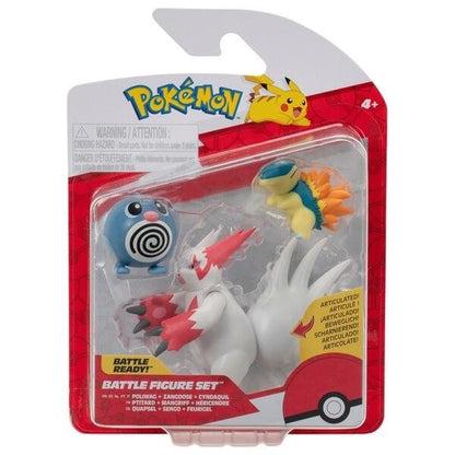 Pokemon Battle Figures 3 Pack - Poliwag, Zangoose & Cyndaquil
