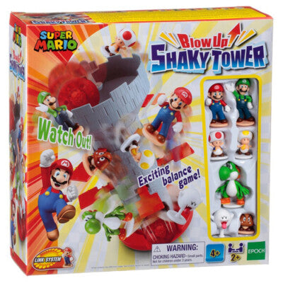 Super Mario - Blow Up! Shaky Tower Game