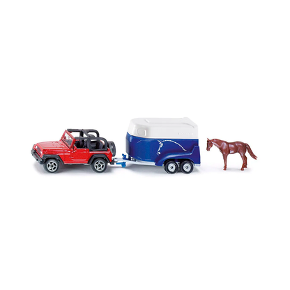 Siku - Jeep With Horse Trailer (1651)