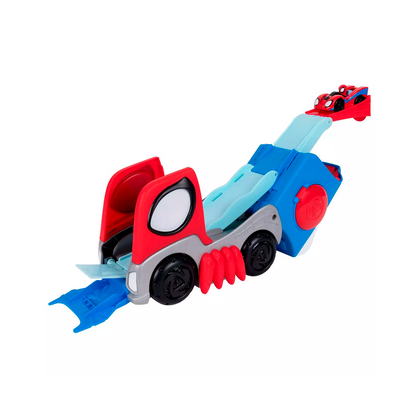Spidey and His Amazing Friends - Spidey Transforming Hauler Raceway Track Set