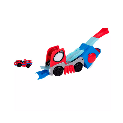 Spidey and His Amazing Friends - Spidey Transforming Hauler Raceway Track Set
