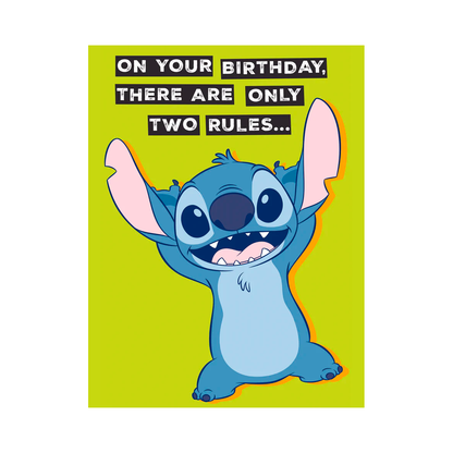 Lilo & Stitch - Stitch - Birthday Card