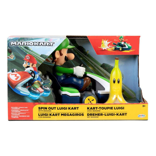 Super Mario - Mario Kart - Spin Out Luigi Kart