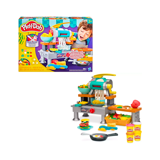 Play-Doh - Super Sizzlin Kitchen with 8 Play-Doh Tubs