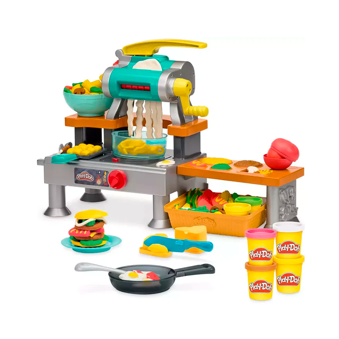 Play-Doh - Super Sizzlin Kitchen with 8 Play-Doh Tubs