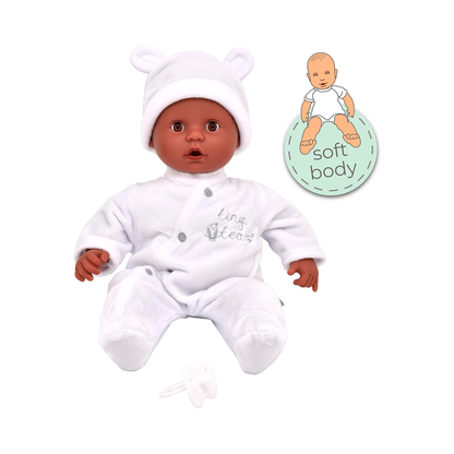 Tiny Tears - Baby Soft 38cm Doll - White Outfit