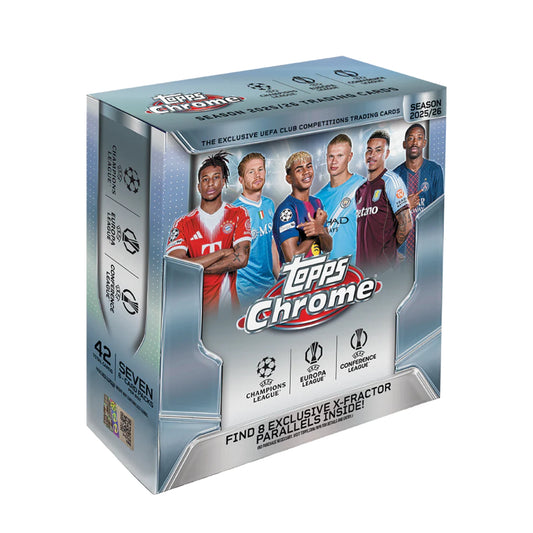 Topps Chrome - UEFA Club Competitions 2025-26 - Mega Box