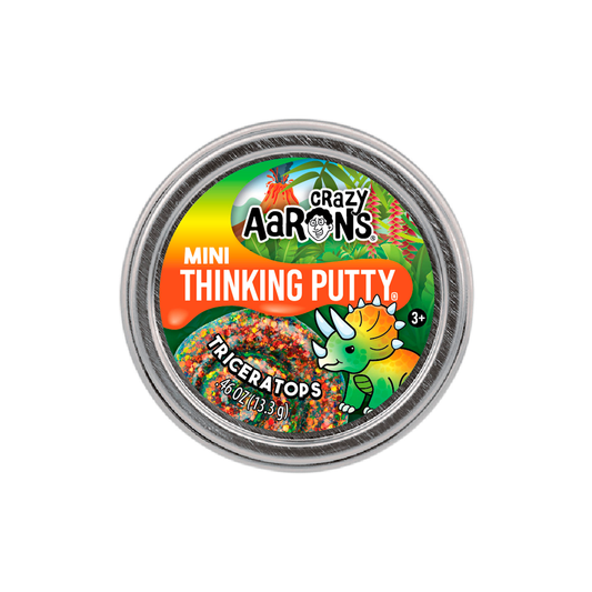 Crazy Aarons - Mini Thinking Putty - Triceratops