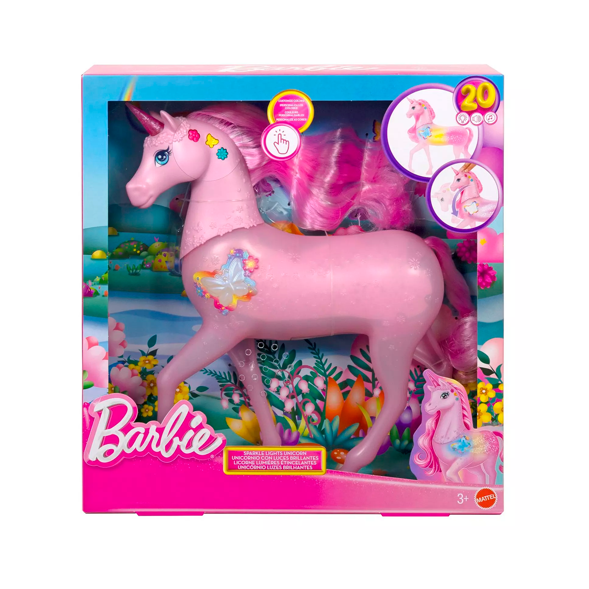Barbie - Sparkle Lights Unicorn